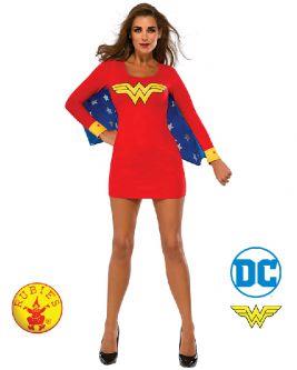 Wonder Woman Dress With Wings Adult Costume Small