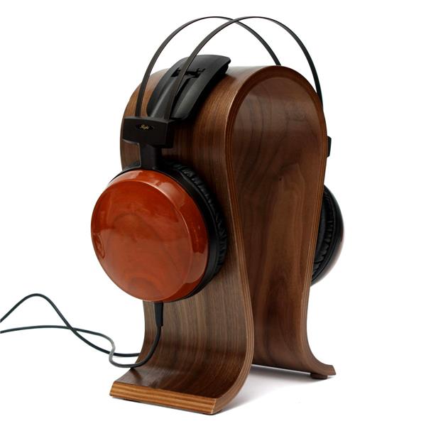 Wooden U Shape Display Stand Hanger Holder Rack for Headset Earphone Headphone