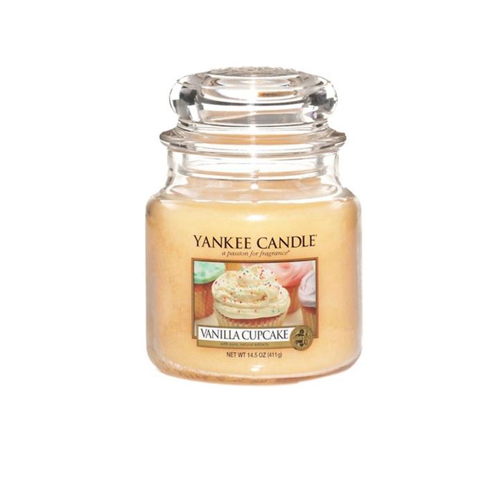 Yankee Candle Medium 'vanilla Cupcake' Scented Jar Candle, Yellow