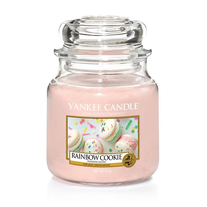 Yankee Candle Medium Classic 'rainbow Cookie' Scented Jar Candle, Multicoloured