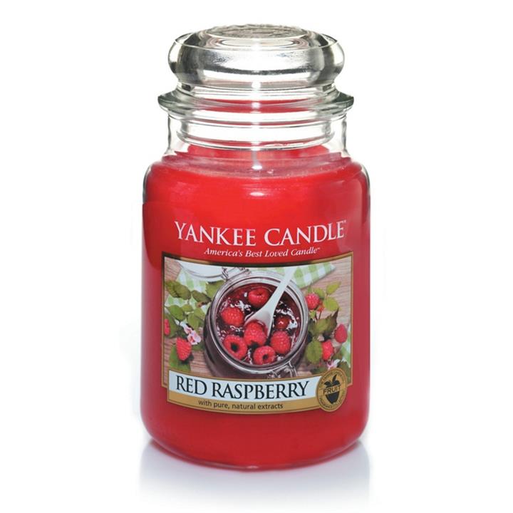 Yankee Candle Large 'red Raspberry' Scented Jar Candle, Red