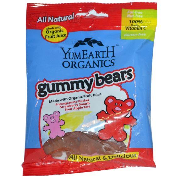 Yummy Earth Organic Gummy Bears 71g