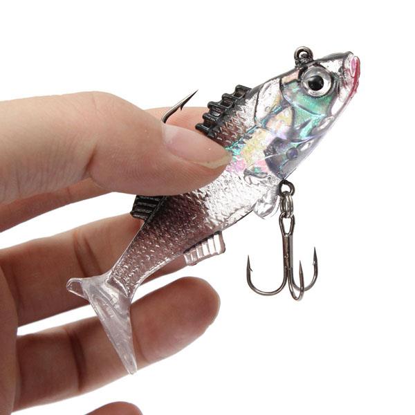 ZANLURE 5pcs 7.6cm 15g Paillette Fishing Lures Soft Lure Crankbaits Tackle Hooks