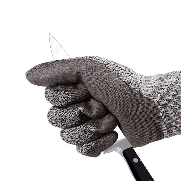 ZANLURE Cut Resistant Gloves Level 5 Protection Food Grade EN388 Certified Safety Gloves for Outdoor Fishing