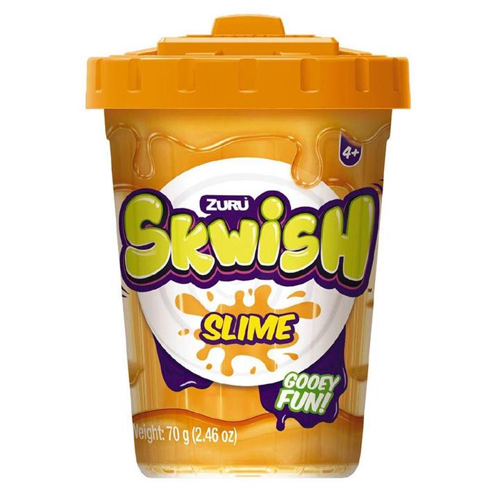 Zuru Skwish Slime Large Tub - Orange