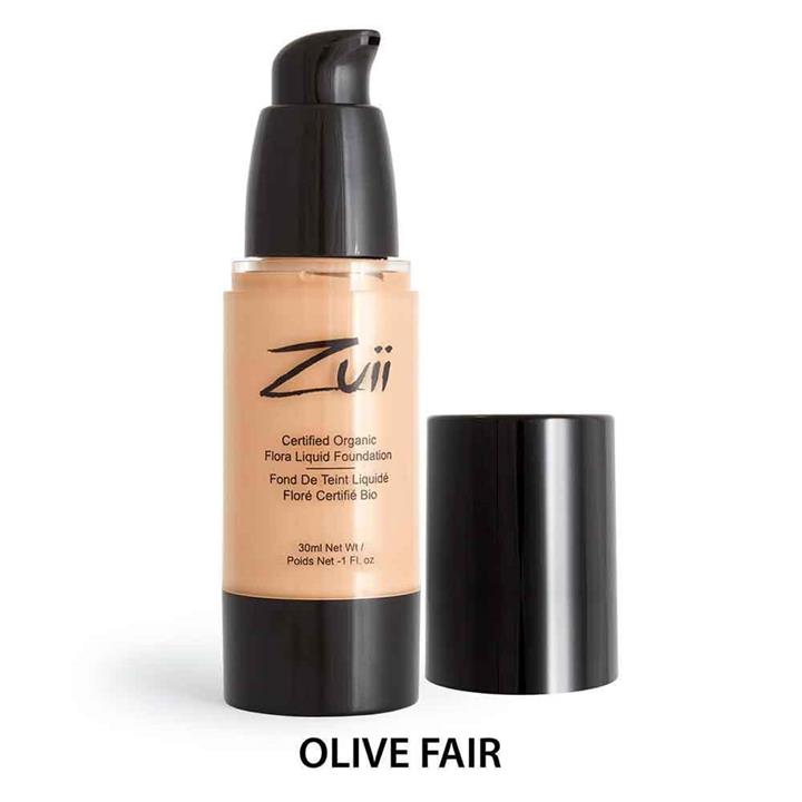 Zuii Organic Liquid Foundation - Olive Fair (30ml) (Full Size)