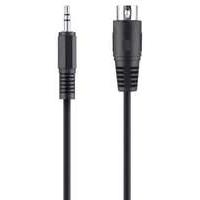  belkin audio stereo cable 35mm male male in black 1m