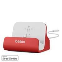 ** Belkin Iphone 5 Charge And Sync Desktop Dock - Red