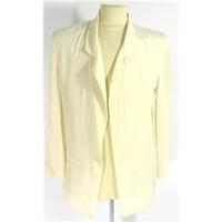 á Fragonard Size M Cream Silk Jacket Silk