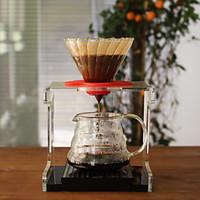  ml glass coffee filter drip coffee maker reusable manual