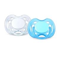 0 6 months plain avent freeflow soothers