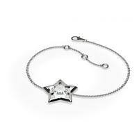 0.05ct. Prong Setting Round Diamond Delicate Bracelet