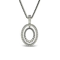 0.15ct. Prong Setting Round Diamond Delicate Pendant