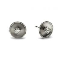 0.10ct. 4 Prong Setting Round Diamond Delicate Earring