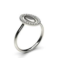 0.15ct. Prong Setting Round Diamond Delicate Ring