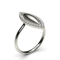 0.15ct. Prong Setting Round Diamond Delicate Ring