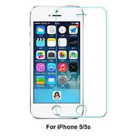 0.26mm Rounded Edge Transparent 9H Toughened Glass Membrane Screen Protector for iPhone 5/5S/5C