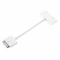 0.2M 0.656FT Iphone Ipad Male to HDMI Female Adapter Cable Charging for IPad Iphone - White