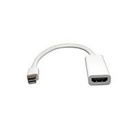0.2M 0.65FT Mini Display Port Male to HDMI Female Adapter Cable for Apple MacBook - White