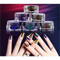 0.2g/Box Super Chameleon Optical Mirror Mirror Nail Powder