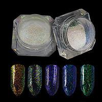 02gbottle nail art glitter holographic powder sparkling shining decora ...