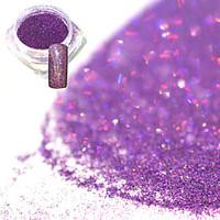 0.2g/bottle Fashion Romantic Purple Gorgeous Color Laser Nail Art Glitter Holographic Fine Powder DIY Charm Shining Pigment Shining Decoration JX11