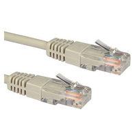 0.25m Ethernet Cable CAT5e Full Copper Grey