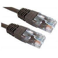 0.25m Ethernet Cable CAT5e Full Copper Brown