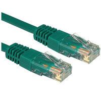 0.25m Ethernet Cable CAT5e Full Copper Green