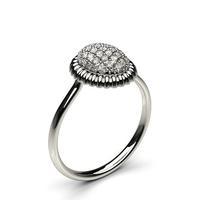 0.25ct. Prong Setting Round Diamond Delicate Ring