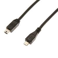 0.3M 1FT Mini USB2.0 Male to Micro USB2.0 Male Cable