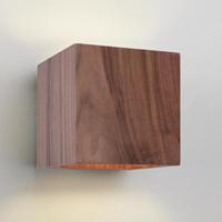 0399 cremona walnut wooden wall light