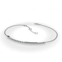 030ct 4 prong setting round diamond delicate bracelet