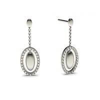 0.30ct. Prong Setting Round Diamond Delicate Earring