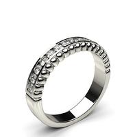 0.35ct. Channel Setting Half Eternity Diamond Ring