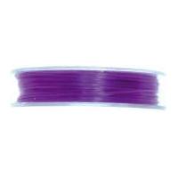 0.4mm Craft Factory Spandex Elastic Stretch Thread 5m Purple