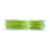 0.4mm Craft Factory Spandex Elastic Stretch Thread 5m Lime Green