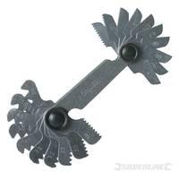 0.4-6mm Silverline Screw Pitch Gauge Metric