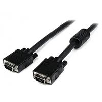 0.5m Coax High Resolution Monitor VGA Video Cable - HD15 M/M