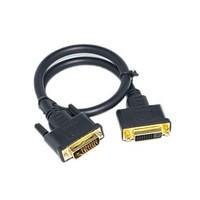 0.5M DVI-D (241) Male to DVI-D Female M/F Extension Cable for Monitor HDTV PC TV