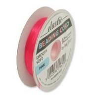 0.5mm Impex Plastic Elastic Stretch Cord Pink