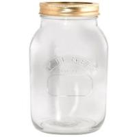 0.5l Kilner Preserve Jar With Gold Lid