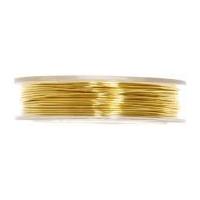 0.5mm Craft Factory Brass Craft Wire 5m Gold