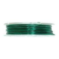 0.5mm Craft Factory Brass Craft Wire 5m Green