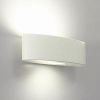 0554 Ovaro White Ceramic Wall Light