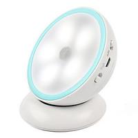 0.5W Creative Bedroom Corridor 360 Degree Rotating LED Charging Human Induction Lamp (5V USB Charging)