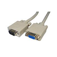 0.5m VGA Extension Cable - Triple Shielded VGA Male to Female