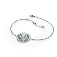 0.50ct. Prong Setting Round Diamond Delicate Bracelet