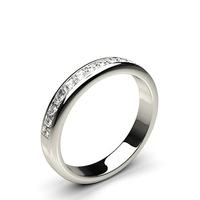 0.55ct. Channel Setting Half Eternity Diamond Ring