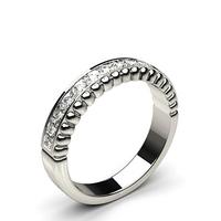 0.50ct. Channel Setting Half Eternity Diamond Ring